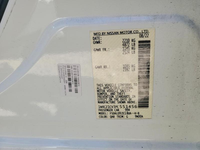 Продажа на аукционе авто 2023 Nissan Leaf, vin: 1N4CZ1CV3PC551456, номер лота: 68976106