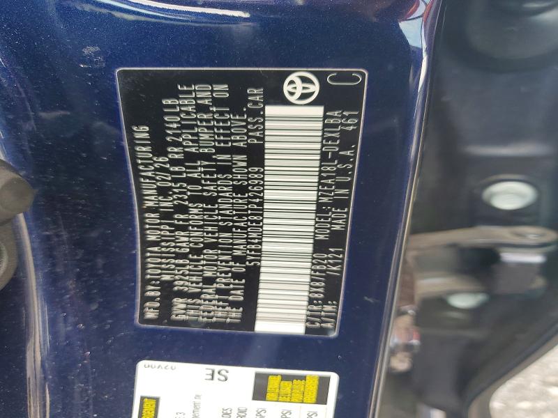 Aukcja sprzedaży 2026 Toyota Corolla, vin: 5YFB4MDE8TP426989, numer aukcji: 70547636
