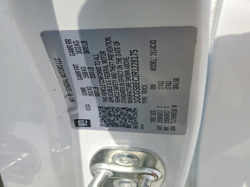 68052496 :رقم المزاد ، 1GCGSBEC2R1228175 vin ، 2024 Chevrolet Colorado مزاد بيع