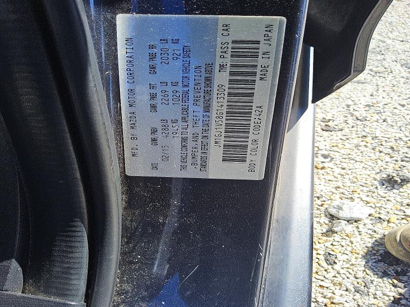 2016 Mazda 6 მანქანა იყიდება აუქციონზე, vin: JM1GJ1V58G1413309, აუქციონის ნომერი: 71101366