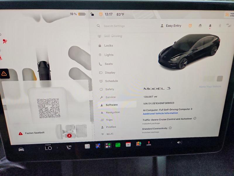 68113006 :رقم المزاد ، 5YJ3E1EA9NF369003 vin ، 2022 Tesla Model 3 مزاد بيع
