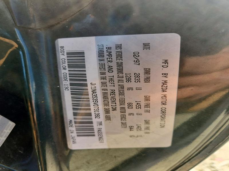 70852626 :رقم المزاد ، JM1NA3535V0731392 vin ، 1997 Mazda Mx-5 Miata مزاد بيع