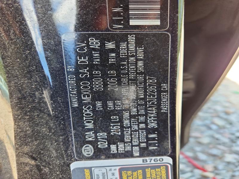 Продаж на аукціоні авто 2018 Kia Forte, vin: 3KPFK4A75JE236787, номер лоту: 66859226
