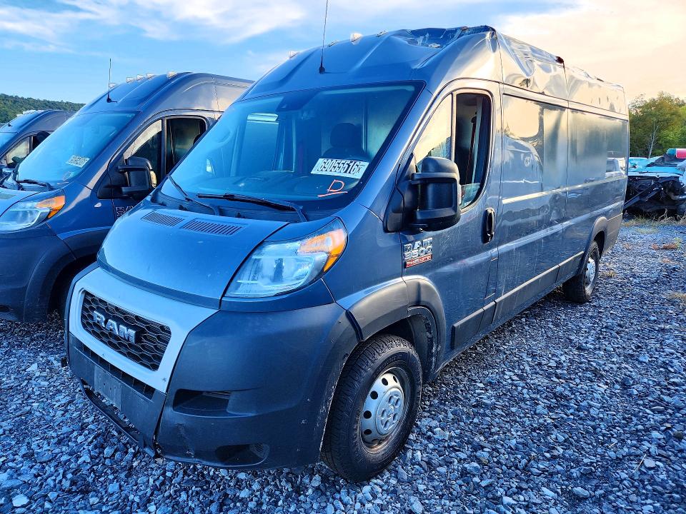 2021 Ram Promaster 3500 მანქანა იყიდება აუქციონზე, vin: 3C6MRVJG4ME550483, აუქციონის ნომერი: 69055516
