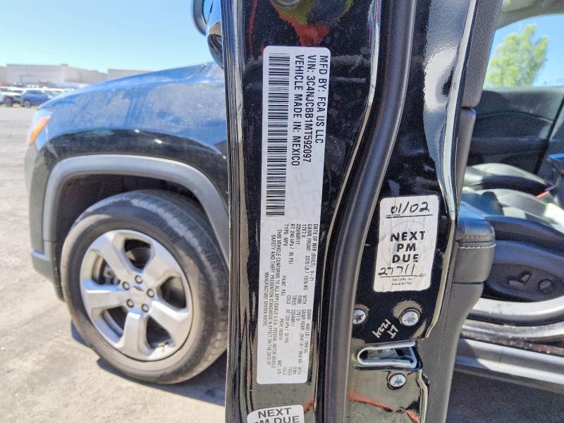 Продаж на аукціоні авто 2021 Jeep Compass, vin: 3C4NJCBB1MT592097, номер лоту: 66280556