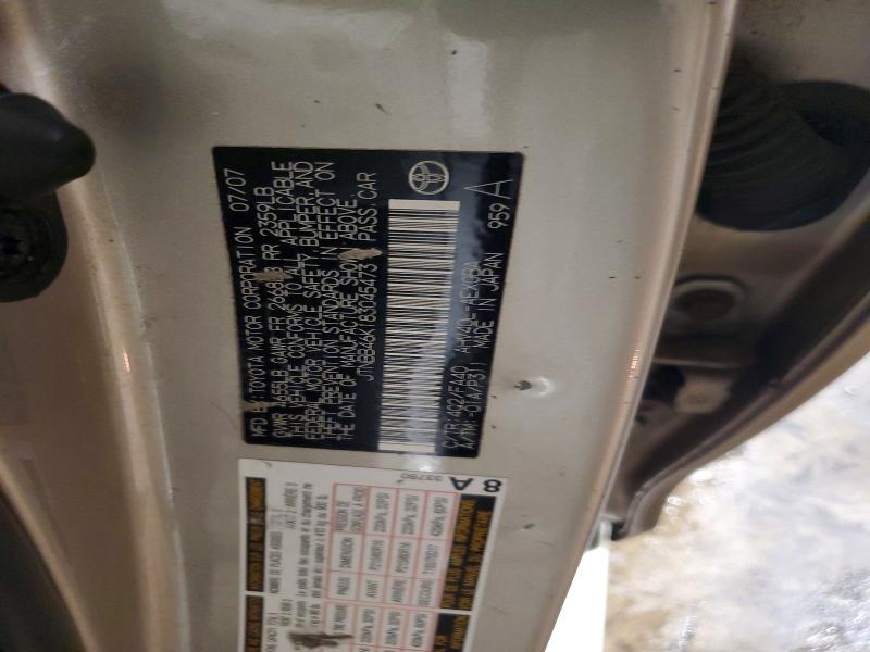 69205706 :رقم المزاد ، JTNBB46K183045473 vin ، 2008 Toyota Camry مزاد بيع