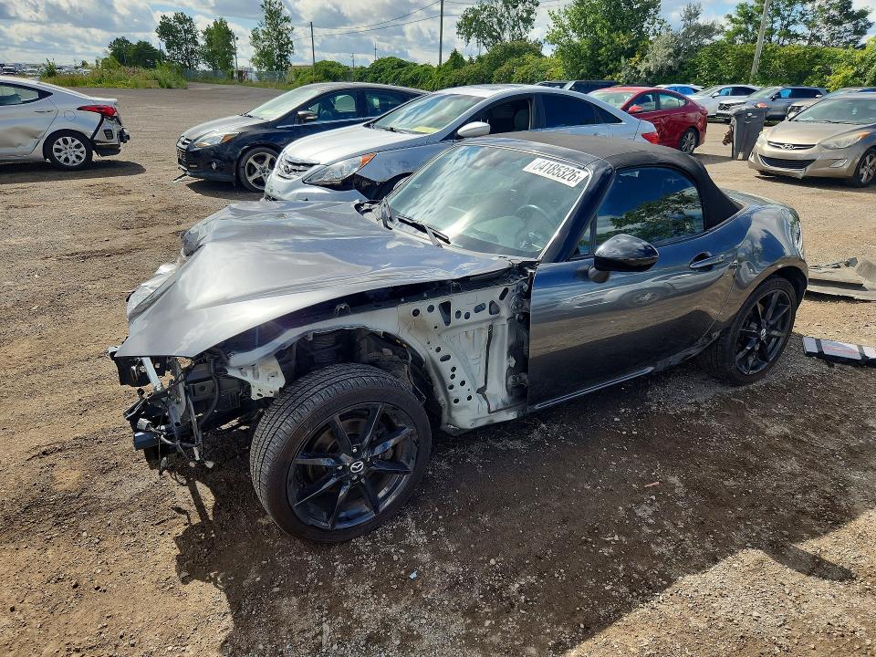 64185326 :رقم المزاد ، JM1NDAB70M0453888 vin ، 2021 Mazda Mx-5 Miata مزاد بيع