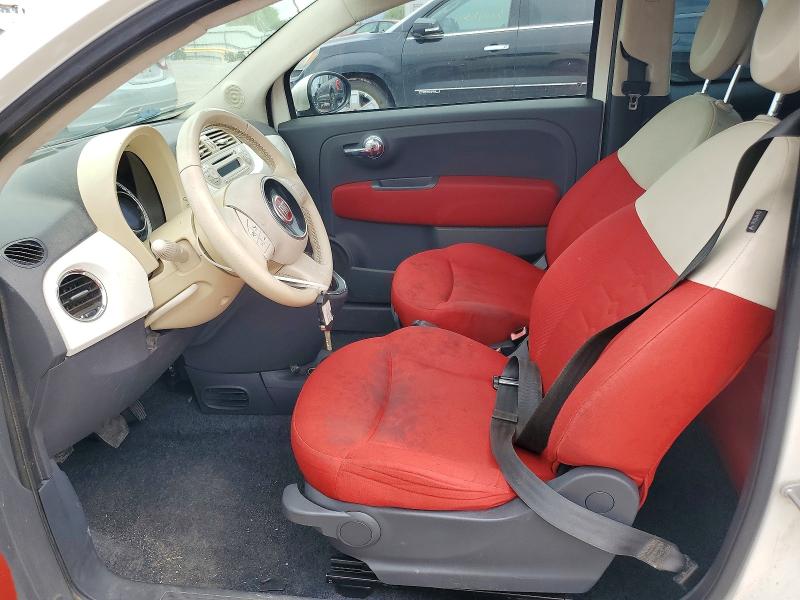 70686216 :رقم المزاد ، 3C3CFFAR3CT343649 vin ، 2012 Fiat 500 مزاد بيع