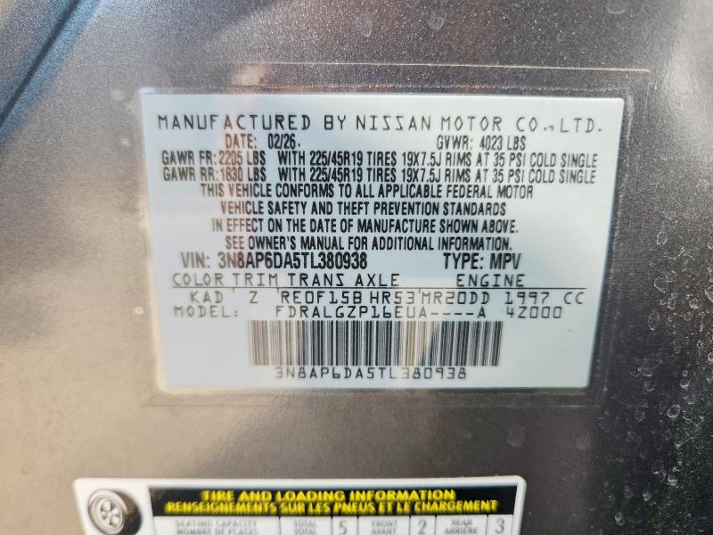 Auction sale of the 2026 Nissan Kicks, vin: 3N8AP6DA5TL380938, lot number: 70744036