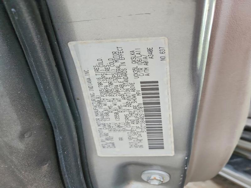 Aukcja sprzedaży 2002 Toyota Sequoia, vin: 5TDZT38A02S137078, numer aukcji: 67731366