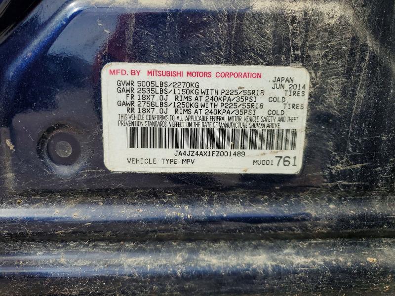 Auction sale of the 2015 Mitsubishi Outlander, vin: JA4JZ4AX1FZ001489, lot number: 69201136