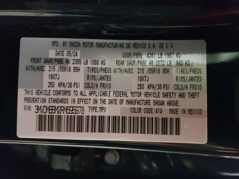 Aukcja sprzedaży 2024 Mazda Cx-30, vin: 3MVDMBBM2RM695978, numer aukcji: 69120006