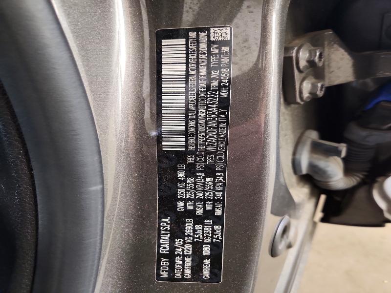 69544356 :رقم المزاد ، ZACNDFAN3R3A43222 vin ، 2024 Dodge Hornet مزاد بيع