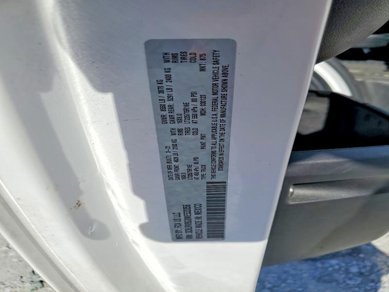 69532206 :رقم المزاد ، 3C6LRVBG8ME533356 vin ، 2021 Ram Promaster 1500 مزاد بيع