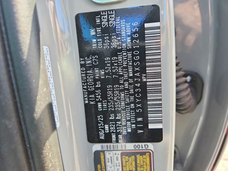 Aukcja sprzedaży 2025 Kia Ev6, vin: 5XYC34JAXSG012656, numer aukcji: 66812196