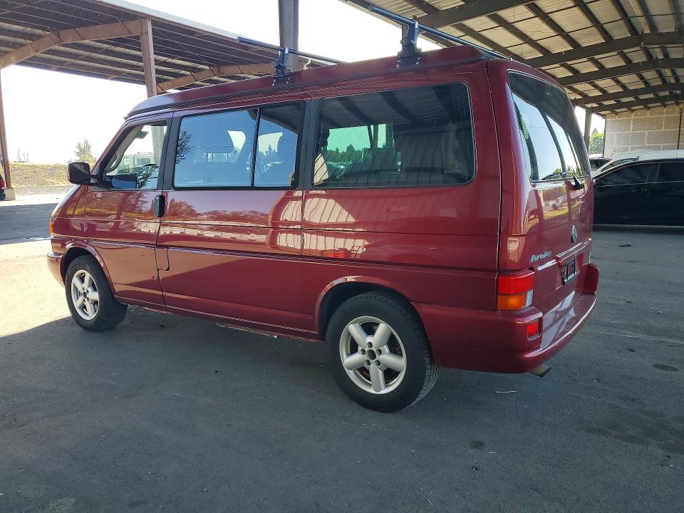 69086186 :رقم المزاد ، WV2NB47082H013498 vin ، 2002 Volkswagen Eurovan مزاد بيع