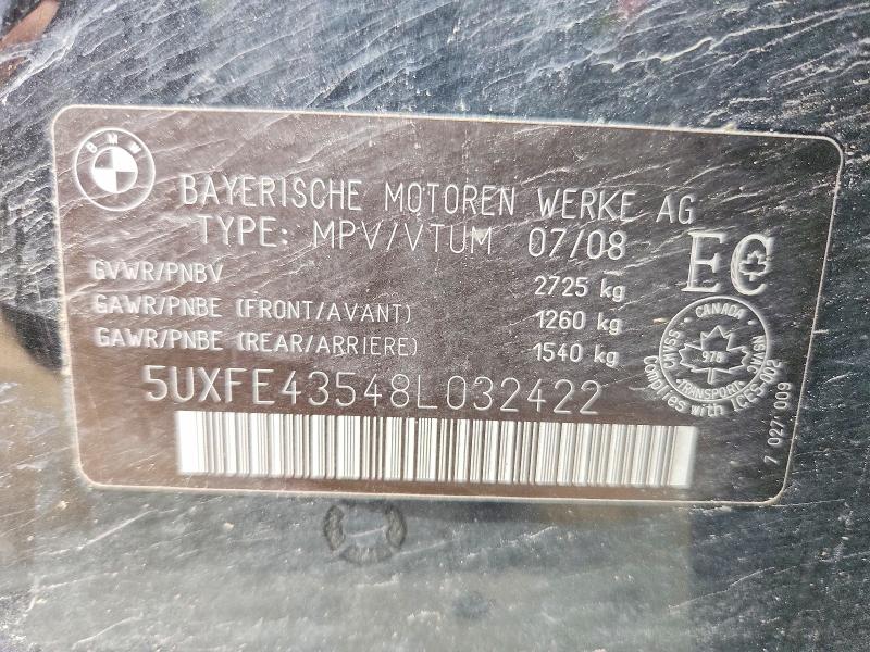 Продажа на аукционе авто 2008 Bmw X5, vin: 5UXFE43548L032422, номер лота: 70136066