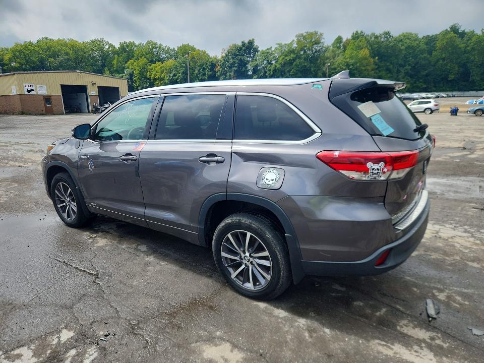 67158306 :رقم المزاد ، 5TDJGRFH5HS026619 vin ، 2017 Toyota Highlander Hybrid مزاد بيع