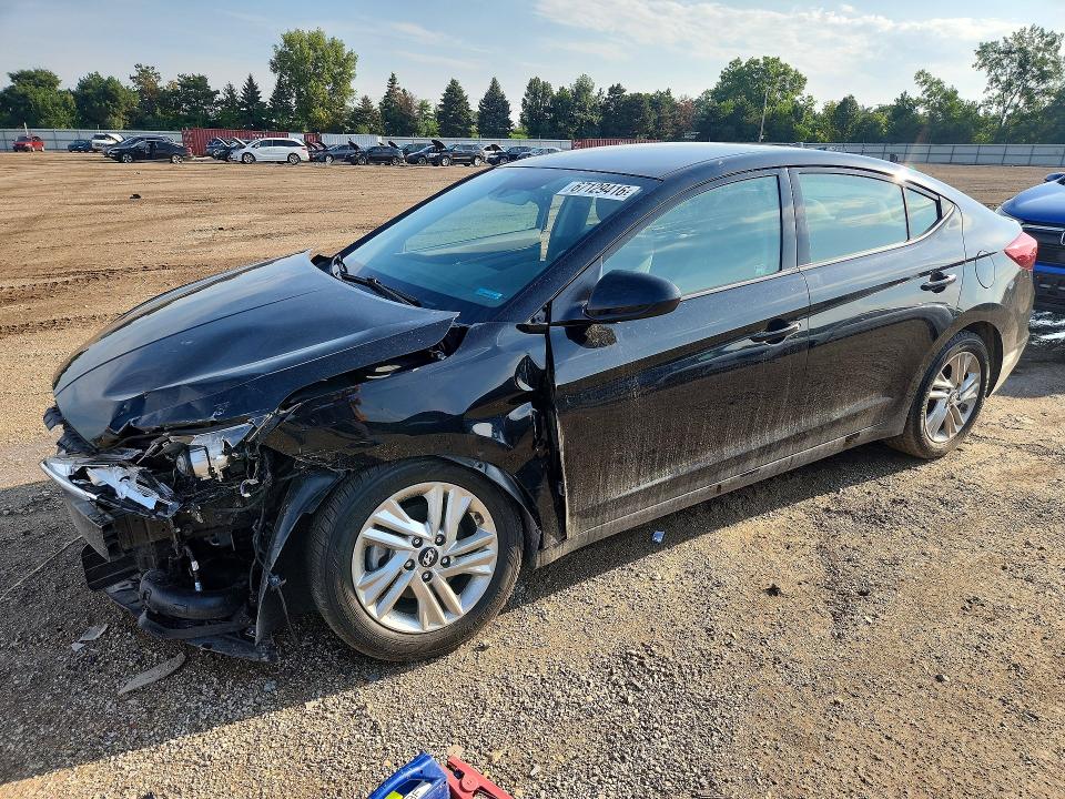 2019 Hyundai Elantra მანქანა იყიდება აუქციონზე, vin: 5NPD84LF2KH458002, აუქციონის ნომერი: 67129416