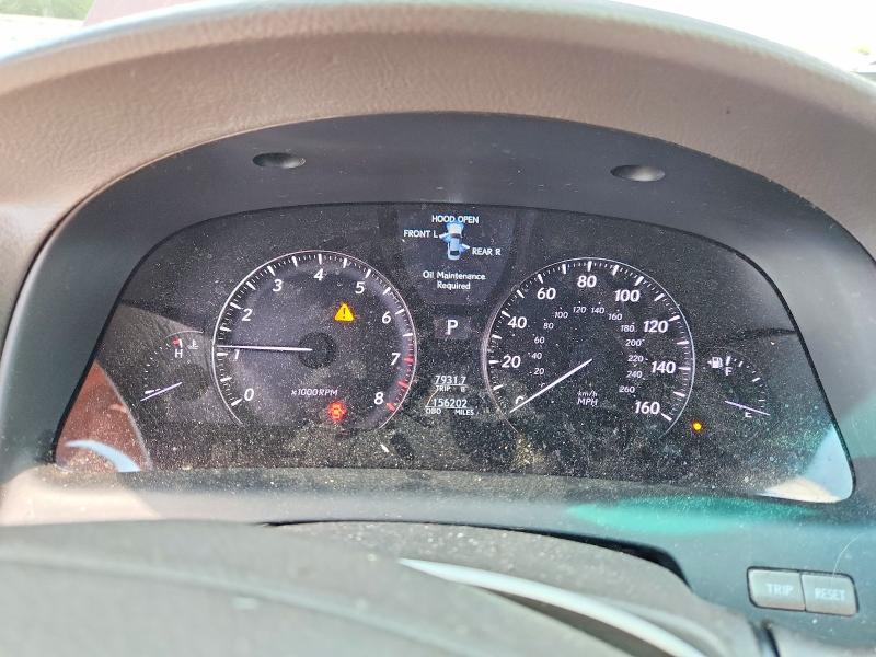 68024956 :رقم المزاد ، JTHBL46F895086157 vin ، 2009 Lexus Ls مزاد بيع