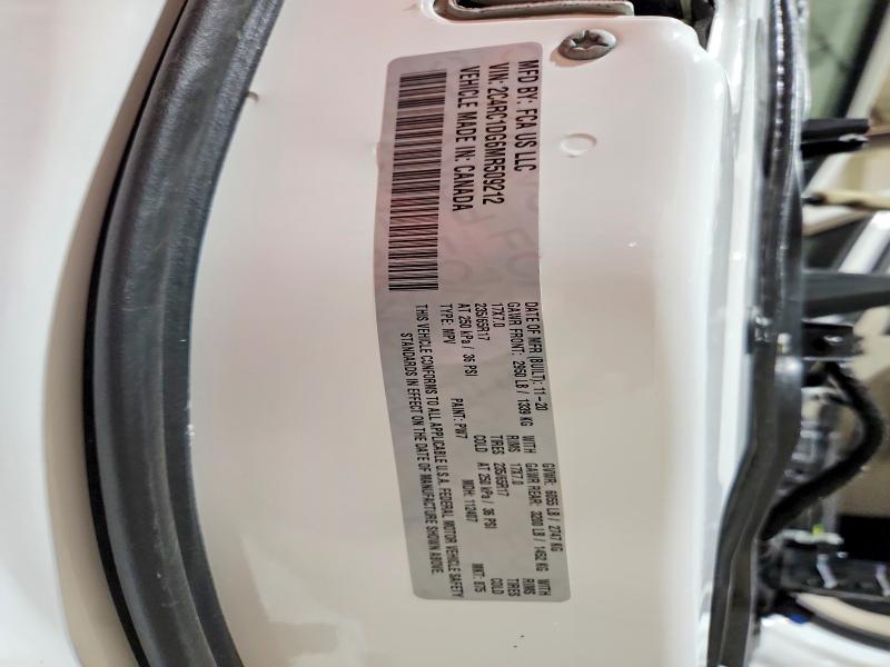 Продажа на аукционе авто 2021 Chrysler Voyager, vin: 2C4RC1DG6MR509212, номер лота: 69759396