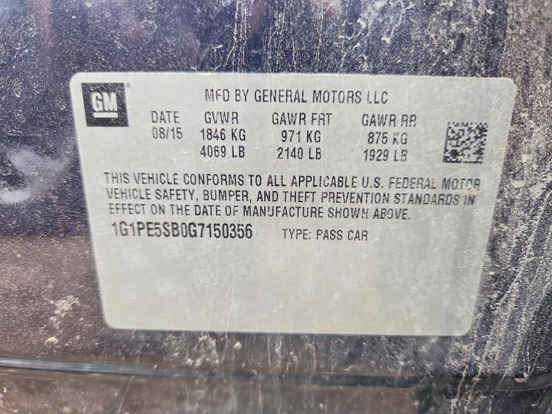 Продаж на аукціоні авто 2016 Chevrolet Cruze Limited, vin: 1G1PE5SB0G7150356, номер лоту: 67718556