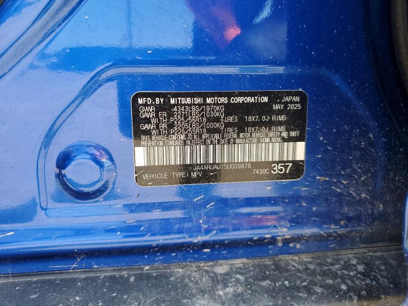 68750966 :رقم المزاد ، JA4ARUAU1SU009878 vin ، 2025 Mitsubishi Outlander Sport مزاد بيع