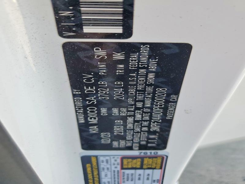 Продаж на аукціоні авто 2023 Kia Forte, vin: 3KPF24AD0PE600208, номер лоту: 68674296