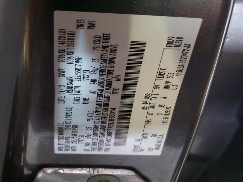 Продажа на аукционе авто 2014 Ford Escape, vin: 1FMCU0F77EUB58014, номер лота: 69698546