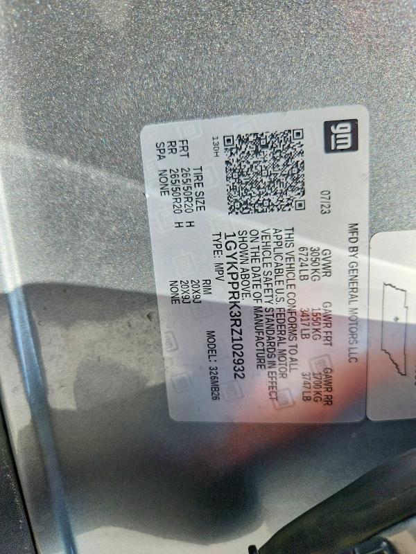 Продажа на аукционе авто 2024 Cadillac Lyriq, vin: 1GYKPPRK3RZ102932, номер лота: 69422666