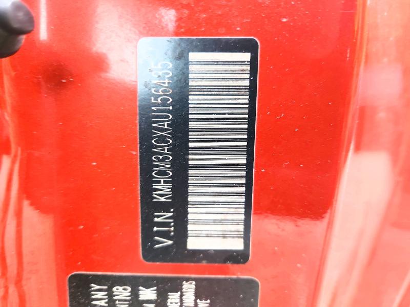 Aukcja sprzedaży 2010 Hyundai Accent, vin: KMHCM3ACXAU156435, numer aukcji: 67998156