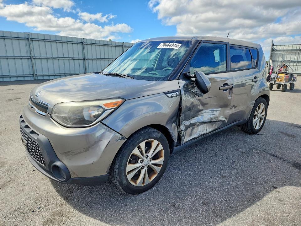 70464346 :رقم المزاد ، KNDJP3A54F7212427 vin ، 2015 Kia Soul مزاد بيع