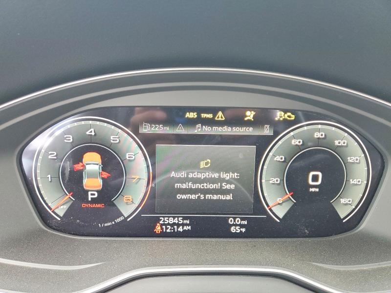 66966296 :رقم المزاد ، WA1EAAFY4N2132352 vin ، 2022 Audi Q5 مزاد بيع