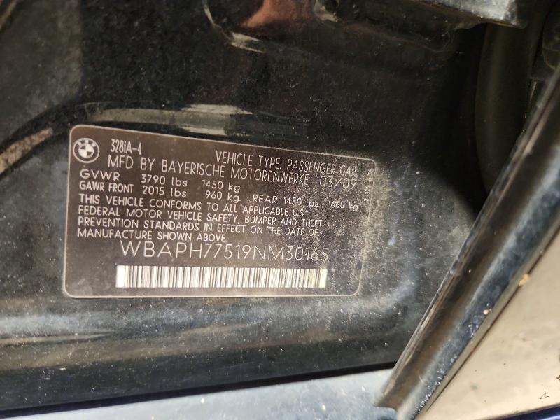Продажа на аукционе авто 2009 Bmw 328, vin: WBAPH77519NM30165, номер лота: 68369216
