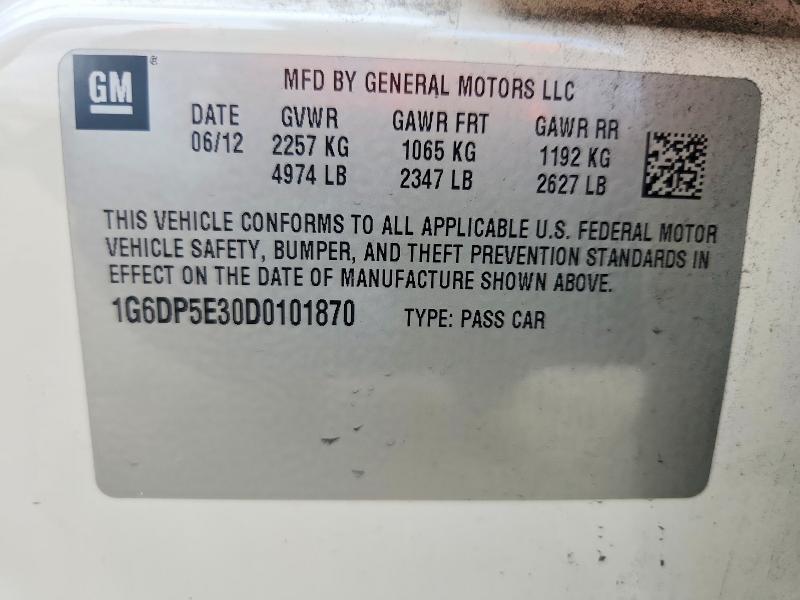Продаж на аукціоні авто 2013 Cadillac Cts, vin: 1G6DP5E30D0101870, номер лоту: 67788396