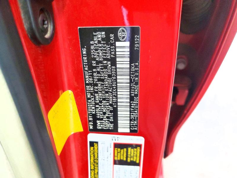 Aukcja sprzedaży 2011 Toyota Camry, vin: 4T1BF3EK4BU763908, numer aukcji: 69757496