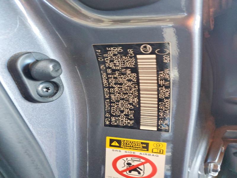 67073696 :رقم المزاد ، JTHBK1GG7E2114938 vin ، 2014 Lexus Es مزاد بيع