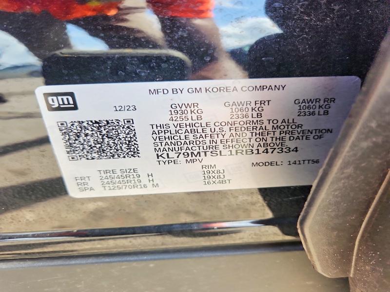 Продаж на аукціоні авто 2024 Chevrolet Trailblazer, vin: KL79MTSL1RB147334, номер лоту: 68968076