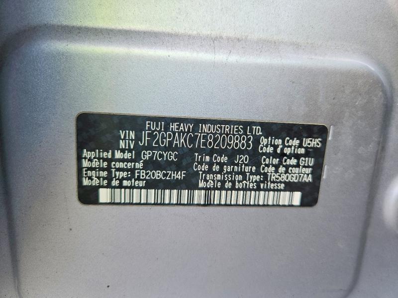 Aukcja sprzedaży 2014 Subaru Xv Crosstrek, vin: JF2GPAKC7E8209883, numer aukcji: 66970766