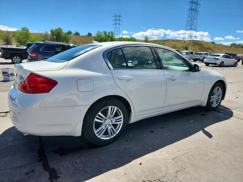 2011 Infiniti G37 Sedan მანქანა იყიდება აუქციონზე, vin: JN1CV6AR1BM353330, აუქციონის ნომერი: 67445006