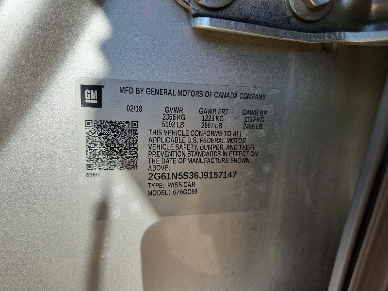 Продаж на аукціоні авто 2018 Cadillac Xts, vin: 2G61N5S36J9157147, номер лоту: 67270596