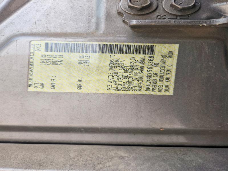 Aukcja sprzedaży 2012 Nissan Altima, vin: 1N4AL2AP8CN565368, numer aukcji: 69814666