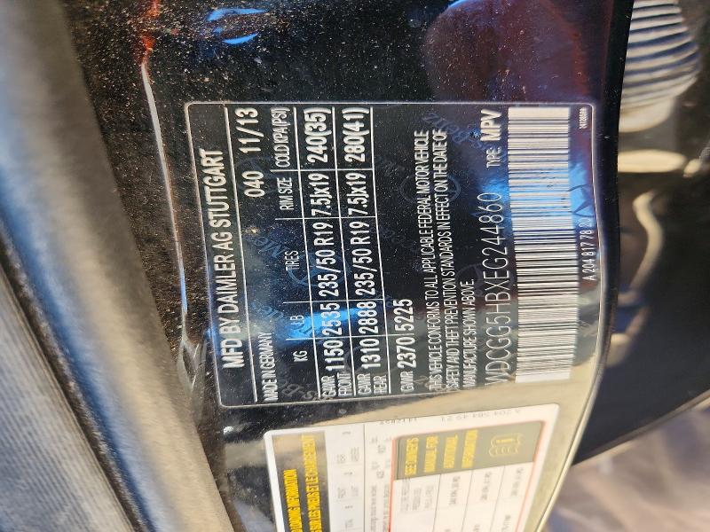 2014 Mercedes-benz Glk მანქანა იყიდება აუქციონზე, vin: WDCGG5HBXEG244860, აუქციონის ნომერი: 68943356