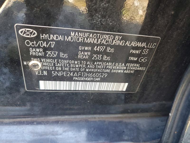 Продаж на аукціоні авто 2018 Hyundai Sonata, vin: 5NPE24AF1JH660529, номер лоту: 68233486