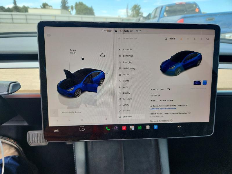 68190266 :رقم المزاد ، 5YJ3E1EA5NF288869 vin ، 2022 Tesla Model 3 مزاد بيع