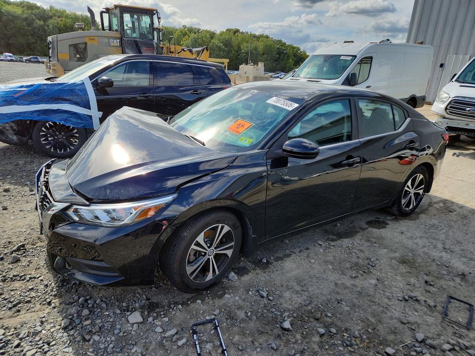 2021 Nissan Sentra მანქანა იყიდება აუქციონზე, vin: 3N1AB8CVXMY242409, აუქციონის ნომერი: 70075506