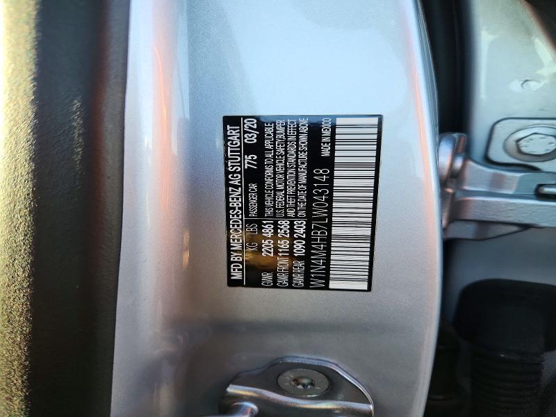 Aukcja sprzedaży 2020 Mercedes-benz Glb, vin: W1N4M4HB7LW043148, numer aukcji: 69855656