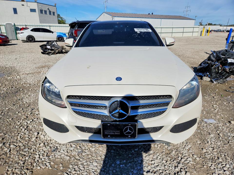 2017 Mercedes-benz C მანქანა იყიდება აუქციონზე, vin: WDDWF4KB6HR226684, აუქციონის ნომერი: 70372796