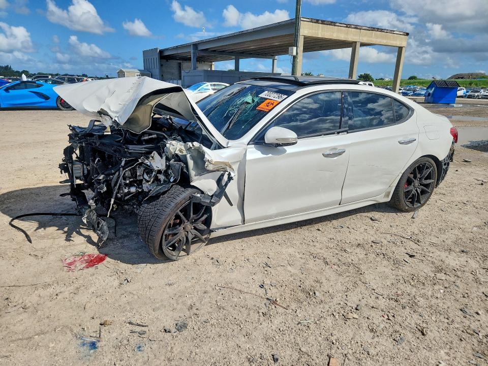 Aukcja sprzedaży 2021 Genesis G70, vin: KMTG74LEXMU073336, numer aukcji: 70027296