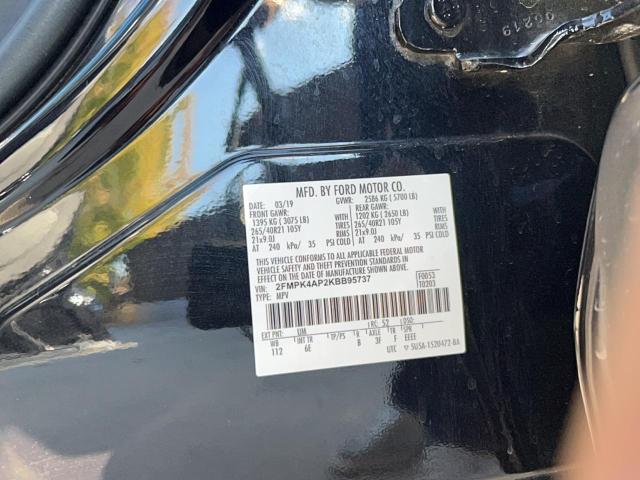 Aukcja sprzedaży 2019 Ford Edge, vin: 2FMPK4AP2KBB95737, numer aukcji: 70025746
